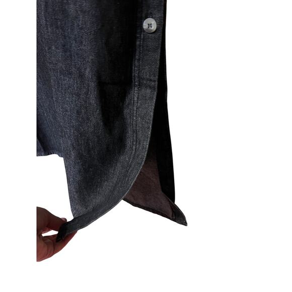 Vintage Quacker Factory Dress Womens 2X Maxi Denim Snowman Teacher Angel QVC - Picture 7 of 10